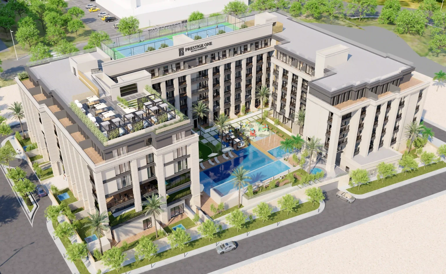 Jumeirah Village Circle (JVC) district map