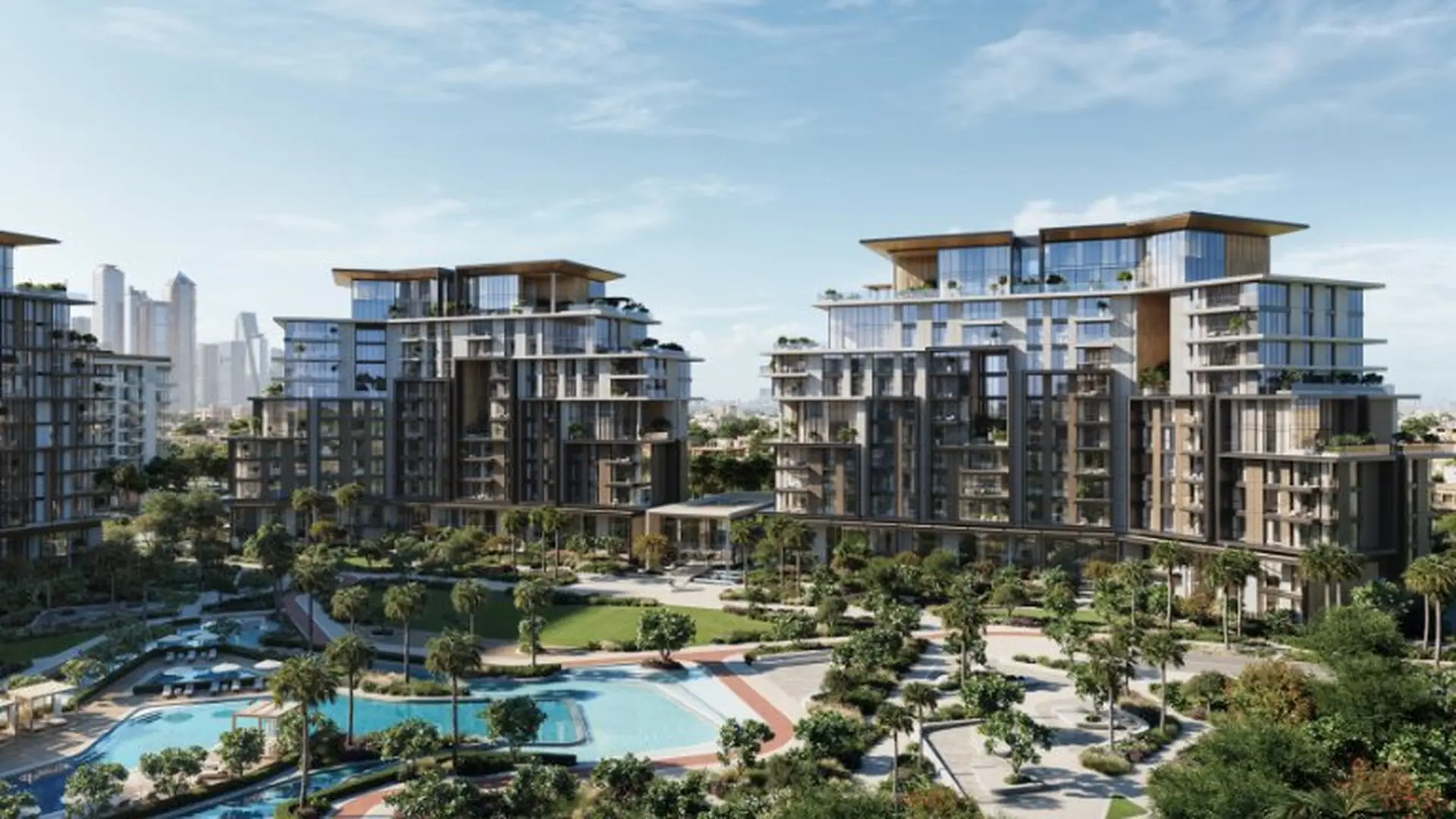 City Walk Crestlane by Meraas modern urban waterfront residential towers in City Walk Dubai