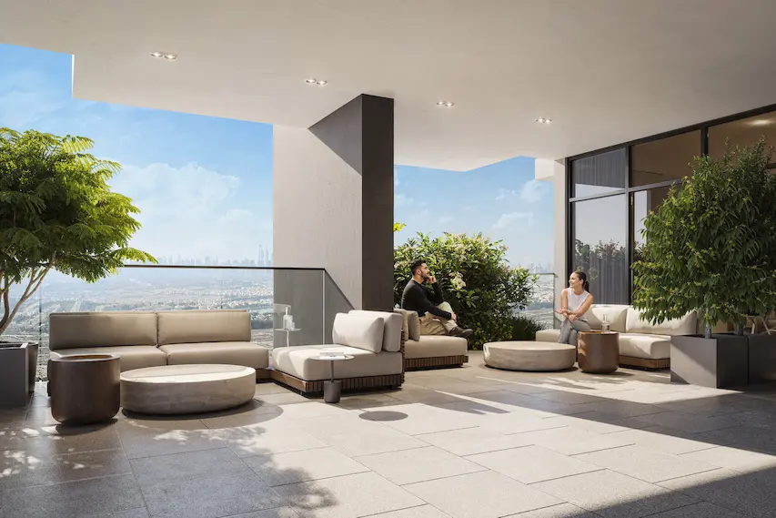 Elaris Rise amenity area