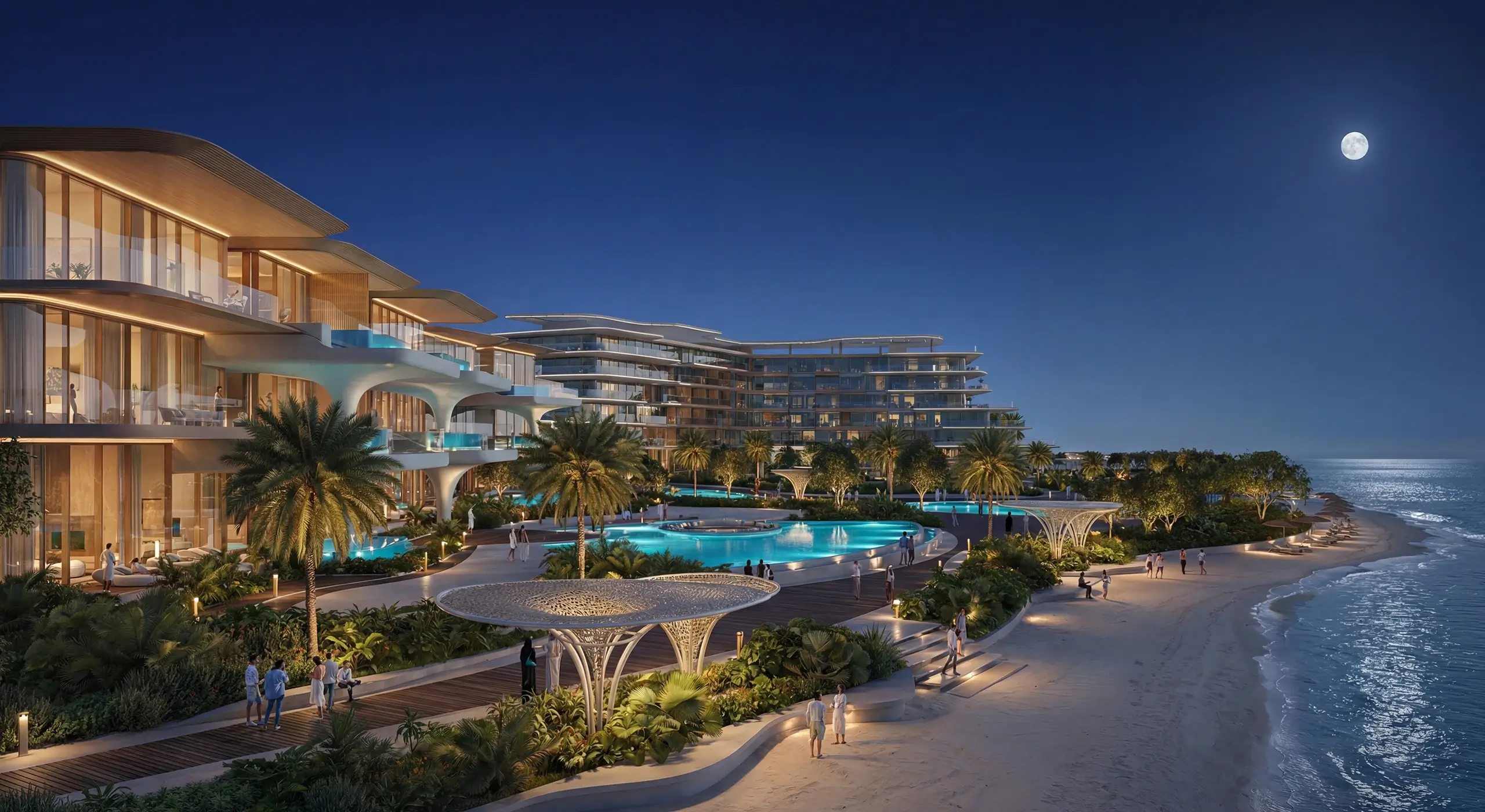 Ellington Meriva Signature interior apartment living area with direct ocean view